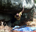 Patrick Arias in La Vague de Bryce (Apremont Vallon de Sully) - serie of 3 pictures 