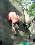 Patrick Lefaucheur in Amanite Dallo�de (Roche aux Sabots)