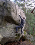 Philippe Jaubert in - (Rocher de Milly) - serie of 3 pictures 