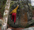 S�bastien Papillon in Le Bloc (Rocher Canon) - serie of 2 pictures 