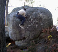 S�bastien Papillon in La Fissure du Pin (Puiselet Mont Sarrasin)