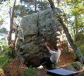 S�bastien Papillon in Le Pilier de la Petite Hercule (Rocher Br�l�) - serie of 3 pictures 