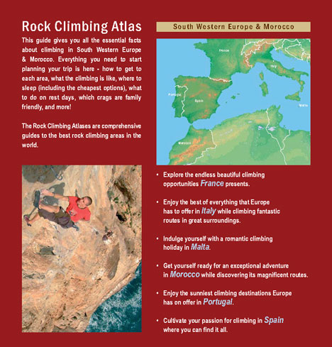  [ Rock Climbing Atlas - South Western Europe & Morocco ] 