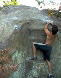 Stanley Selecky in D�part Flamand (Rocher de Corne-Biche)