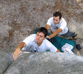 Thierry Aza�s in Le Pain Total (Roche aux Sabots)