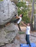 Thierry Aza�s in L'Auriculaire / Le Toit aux Frelons (Roche aux Sabots)