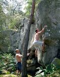 Thomas Jaffry in La Derni�re Chance assis (�l�phant Ouest) - serie of 2 pictures 