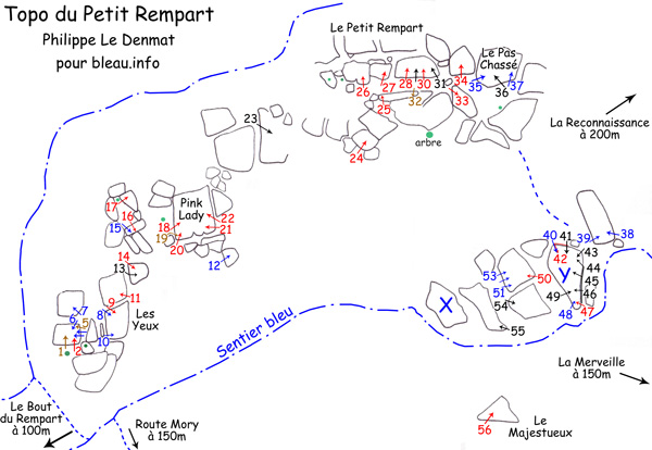  [ Topo Petit Rempart by Philippe Le Denmat ] 