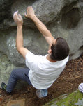 Yano Sala�n in L'Amarre aux Cha�nes (Apremont Butte aux Peintres) - serie of 14 pictures 