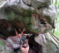 Yano Sala�n in Dolmen (Bois de la Valette)