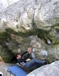 Yano Sala�n in Rocking-Chair (Rocher Canon) - serie of 2 pictures 
